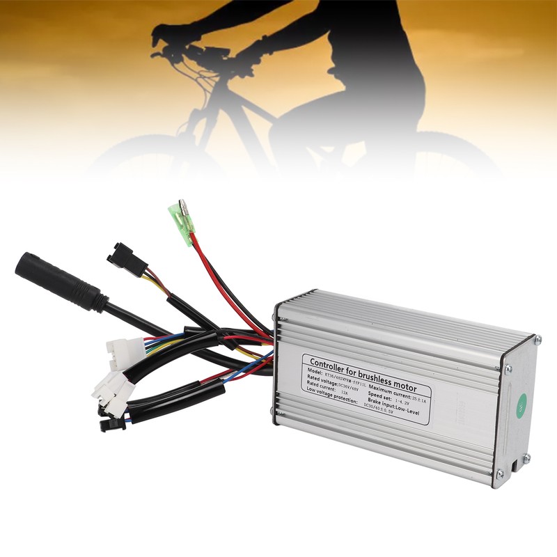 36V 48V 25A Electric Bicycle Controller with Double Light Cable