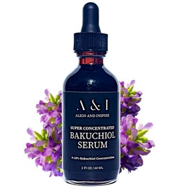 Generic 100% Pure, Cold Pressed, Bakuchiol Serum 2 oz, Plant-Based Natural Retinol Alternative