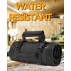 FIREDOG Tool Roll,Rolling Tool Bag with 2 Detachable Pouches, Heavy