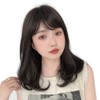 Bright Lara tf1761-GRC Wig, Medium, Full Wig, Semi-Long Wig, Curl,