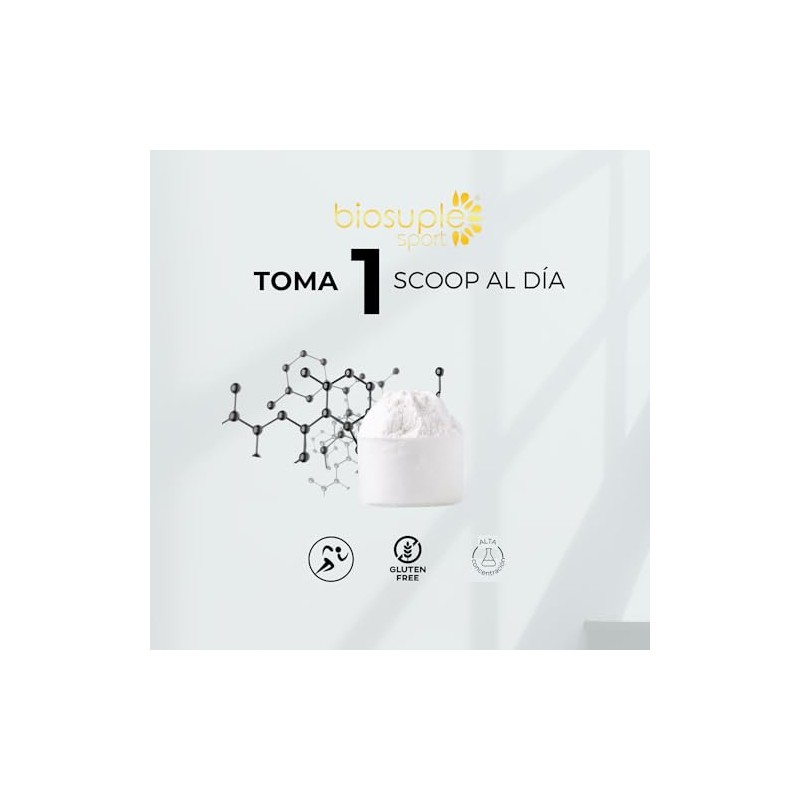 BIOSUPLE | Creatina + Beta Alanina 100% puras, sin ingredientes