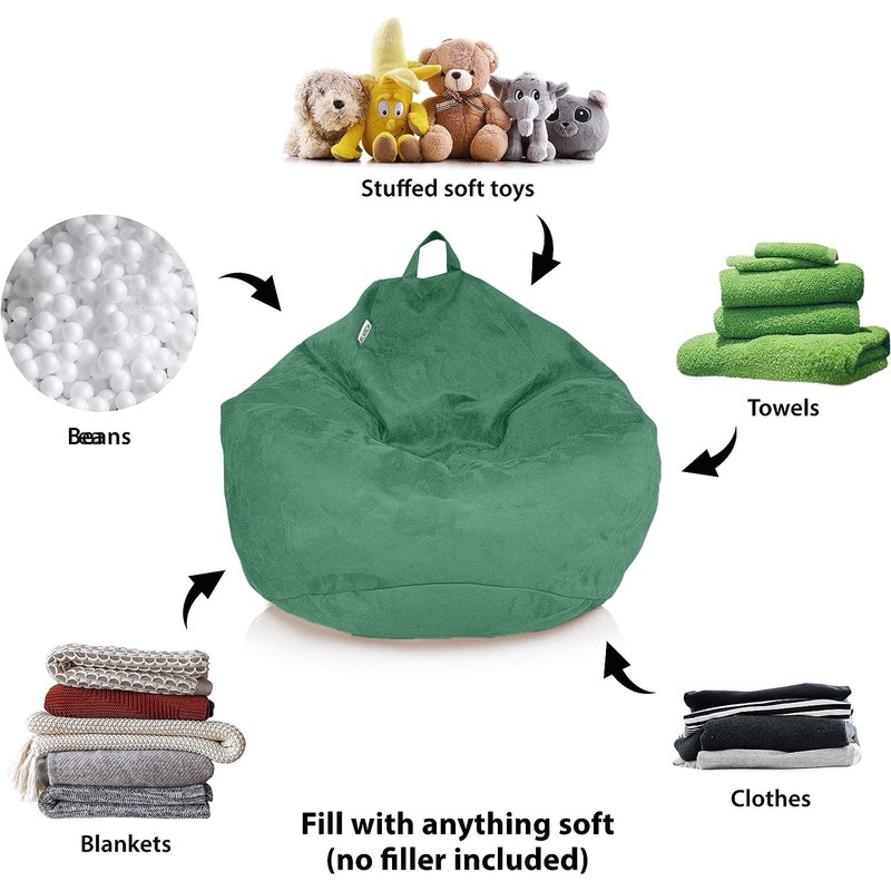 Delmach Bean Bag Stuffed Animal Storage Or Cover | No