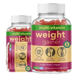 Holistic MD Holistic MD Gainer Gummies for Women & Kids | L-Lysine Gentian Root Vitamin B | Non-GMO Sugar Free Vegan | 60 Count