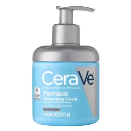 CeraVe Moisturizing Cream for Psoriasis With Salicylic Acid & Urea, 8 Oz