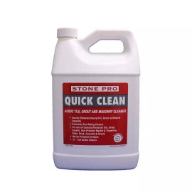 Stone Pro Quick Clean Concentrate for Concrete Grout Porcelain Tile Ceramic Tile - Quart