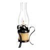 Candle by the Hour 40-Hour Hurricane Lantern, Black, Eco-friendly Natural