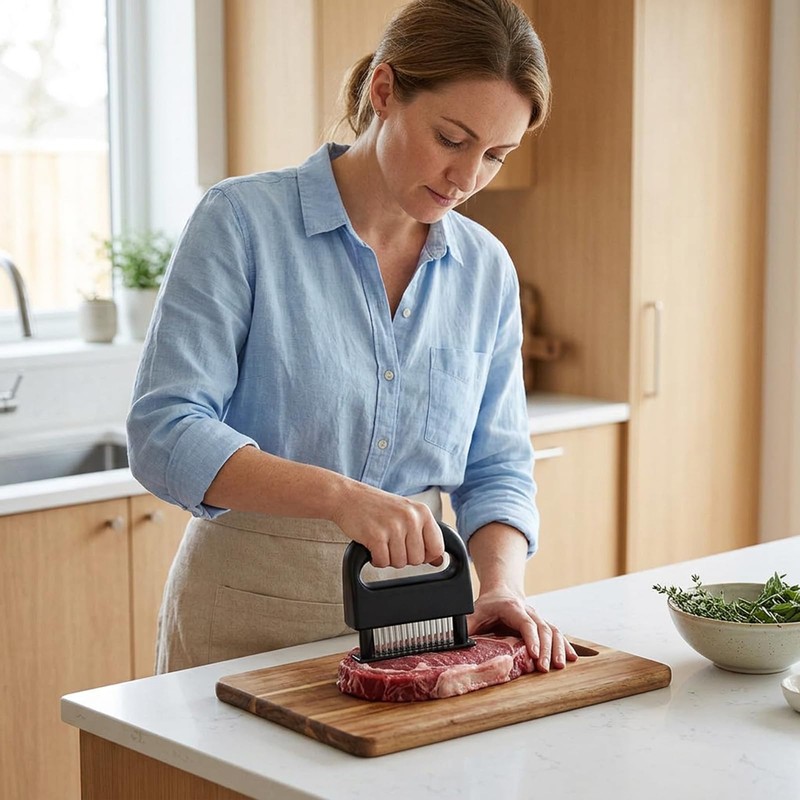 1Pcs Meat Tenderiser, Professional Meat Tenderizer Tool for Home Cooks
