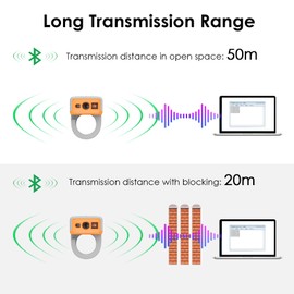 T3 Touch Ring Scanner Bluetooth Logistics Courier Barcode Scanner 2D Support Connection Gateway Protection Degree IP65