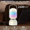 Camping Bluetooth Speaker with LED Light,Outdoor Speaker with Insert Card,