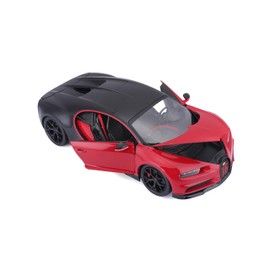 Maisto Bugatti Chiron Sport 1/18 Diecast Model Car - Black/Red (18-11044-00000022)