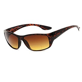 VeryHobby HD High Definition Bifocal Sun Reader Sunglasses for Men and Women. (+3.00, Tortoise Brown)