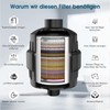 MEKO 36 Stufen Duschfilter mit Vitamin C, Wasserfilter Dusche mit