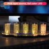RGB Tube Clock LED Table Clock 24 Hour USB Powered
