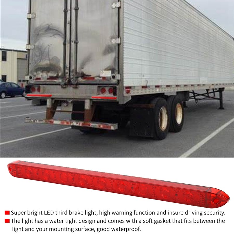 9LED Rear High Third 3rd Brake Light Lamp for Trailer