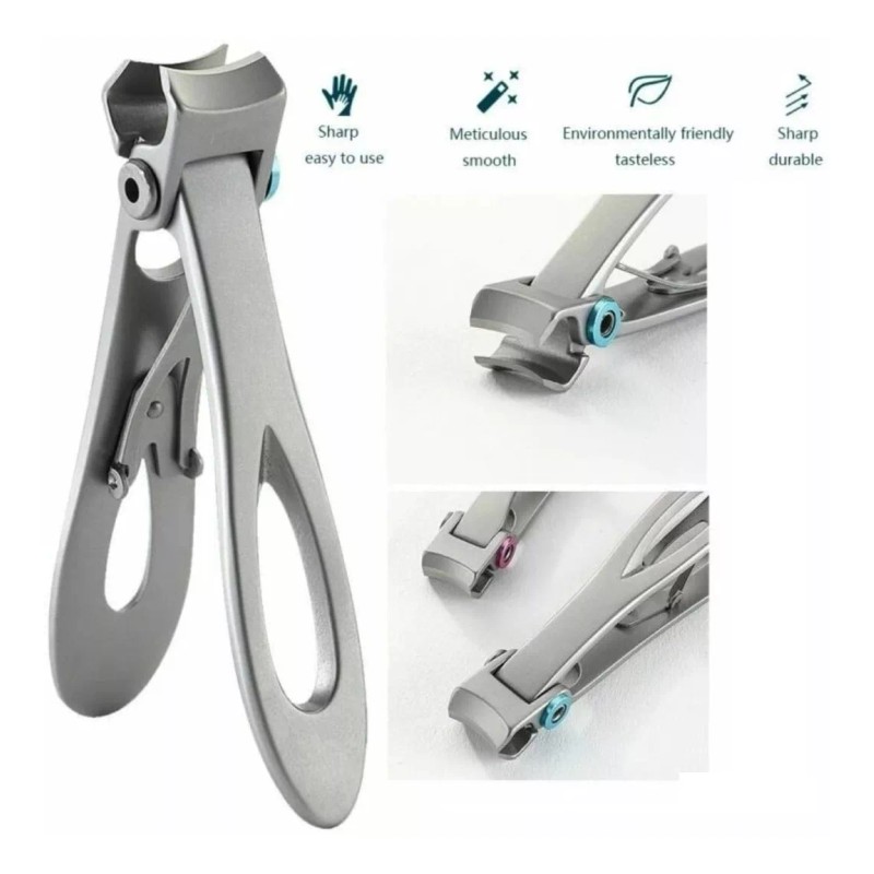 Perfk Corta Uñas Jumbo 9cm Alto Rendimiento Acero Inoxidable