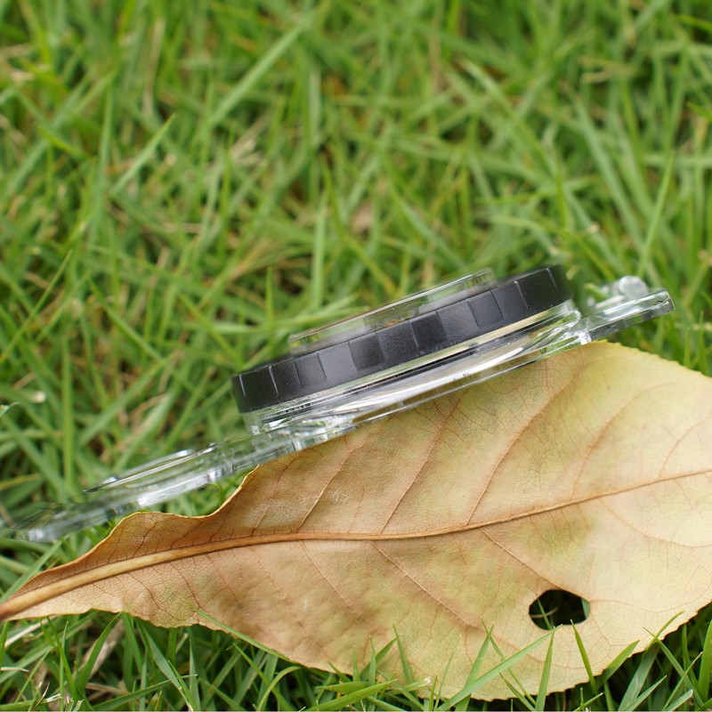 4 Pcs Outdoor Compass with Adjustable Declination,Magnifier,Ruler,Scale. Multifunctional Orienteering Waterproof