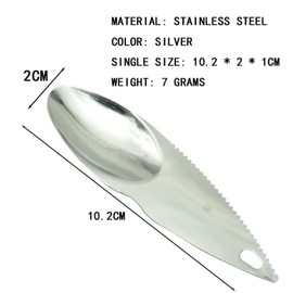 6 Packs Fruit Opener Kiwi Spoon Kiwi Fruit Slicer Fruit Kiwi Spoon Kiwi Fruit Slicer Fruit Kitchen Helper for Kiwi Dragon Fruit Orange Or Other Fruit