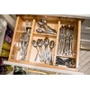 Lipper International Bamboo Wood Custom Fit Adjustable Dresser and Kitchen