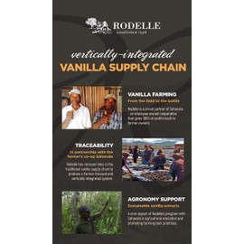 Rodelle Organic Pure Vanilla Extract, 4-Ounce