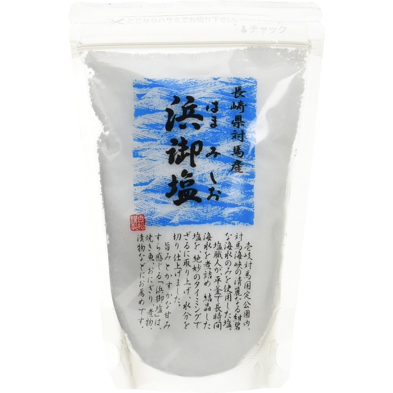 【まとめ買い】白松 浜御塩 280g (140gx2個セット) 特製ティッシュ付き【Ace Organic Nature】