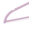 Relaxdays Clothes Hangers, Set of 10, Wheat Straw, Plastic, Sustainable,