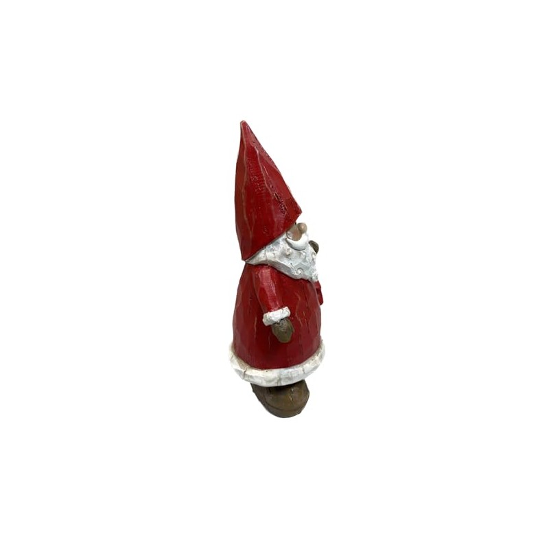 Fachhandel Plus Decorative Santa Claus with Christmas Tree Christmas Decoration