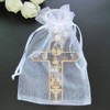 12 Pcs First Communion Wood Keychain Favor for Girl Gift