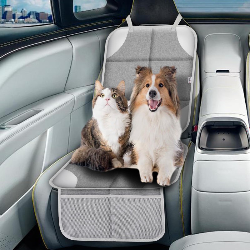 Meolsaek Car Seat Protector, 600d Fabric Waterproof Car Seat Cover