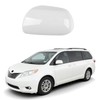 White Left Driver Side Replacement Mirror Cover Caps for 2011-2019