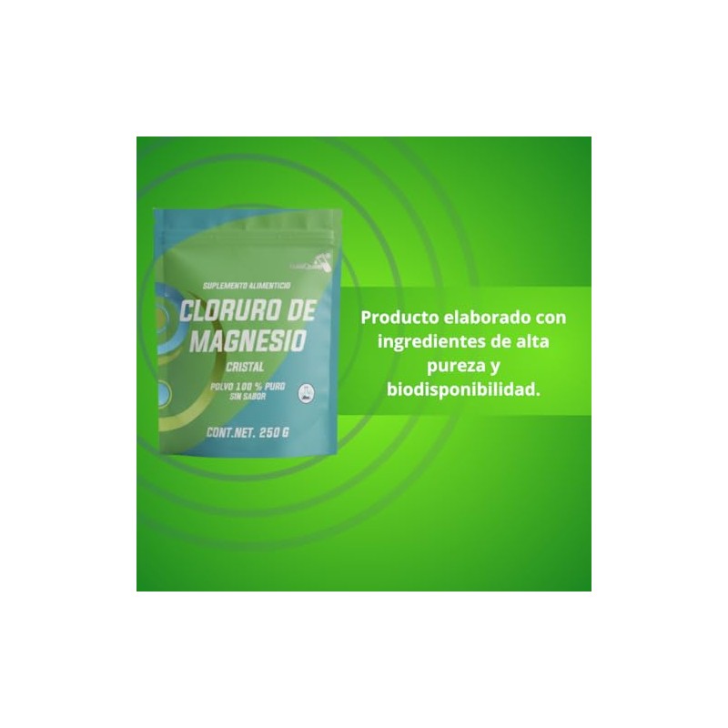 Cloruro de Magnesio Alimenticio 250 Gr – Suplemento Natural de