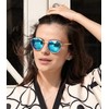 GREENTREEN Wooden Sunglasses, Polarised Aviator Glasses for Men and Women