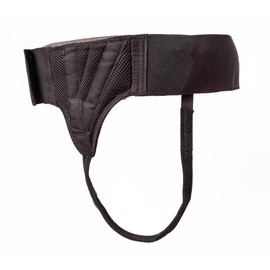 AT Surgical Left Side Hernia Support Comfortable Black Truss Belt with Compression Pads For Men (XXX-Large)