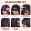Flequillos Postizos, Postizo Pelo Clip de Flequillo Flequillos de Extensiones
