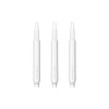 8 Flight Regular-Fixed White Medium 33mm Pack of 3 Shafts