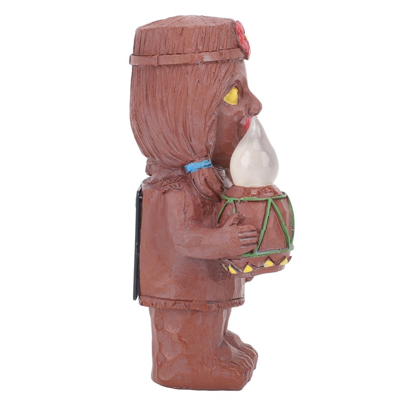 Mayan Smiling Face Totem Solar Light Creative Garden Solar Light