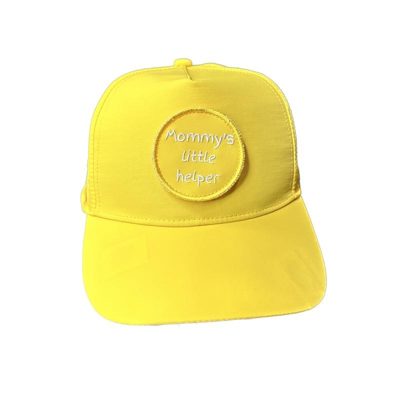 Youth Baseball Style Hat with interchangeable logos and led lights