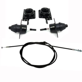 koxuyim Hood Release Latch Set 4 pcs Upper & Lower Hood Latches fit for 2004-2017 Volvo Truck VN VNL 20498998 20565619 8074938 | with 1 Hood Release Cable