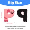 Soft Rubber Magnetic Letters with Thicker Full Back, Big Size