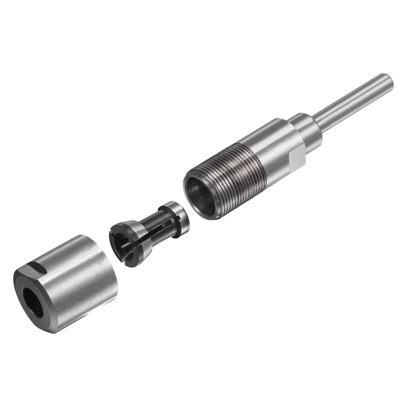 sourcing map Router Collet Extension Rod Converter Adapter 6mm to