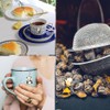 2PCS tea infuser tea diffuser, stainless steel heart shaped tea