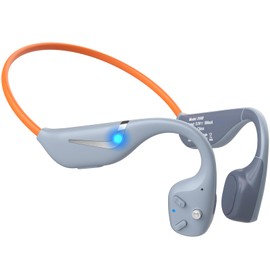 MONODEAL Bone Sound Headphones Bluetooth 5.3, Bone Conduction Headphones with 20H Playtime, Open Ear Headphones with Light, IP67 Waterproof Sports Headphones for Running, Cycling, Training, Hiking