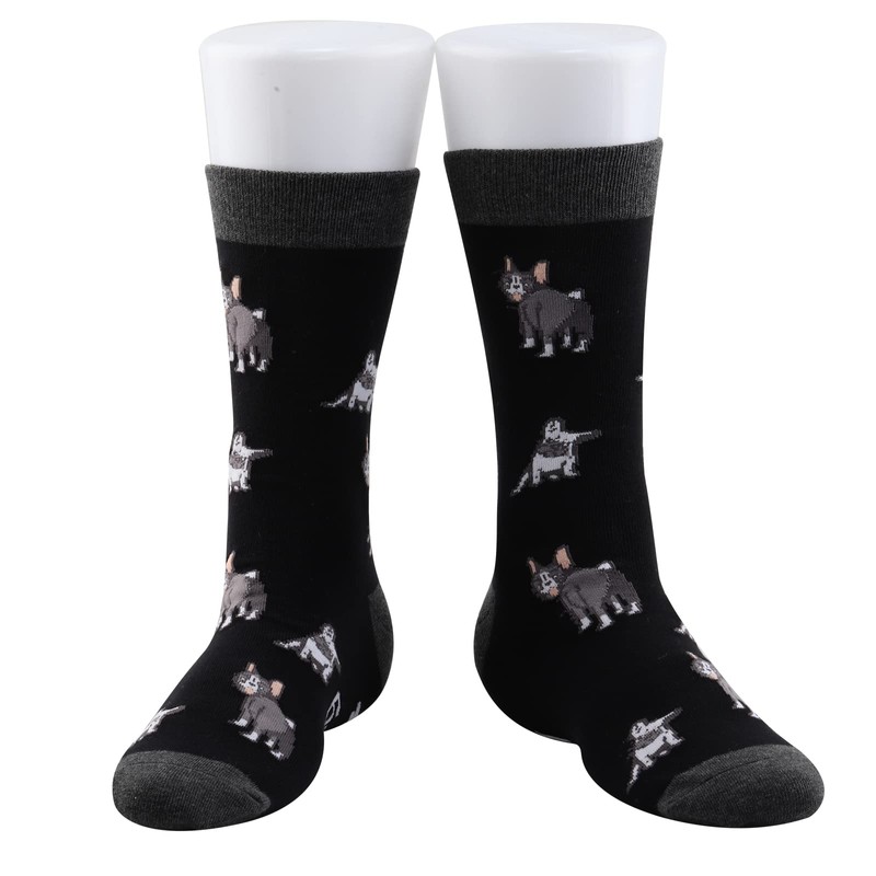PXTIDY 2 Pairs French Bulldog Dad Socks Best French Bulldog