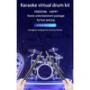 Virtual Drum Kit Portable Virtual Reality Drum Set with Sticks