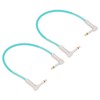 2PCS 12 Inch Guitar Jumper 1/4 Inch Plug Guitar Effect
