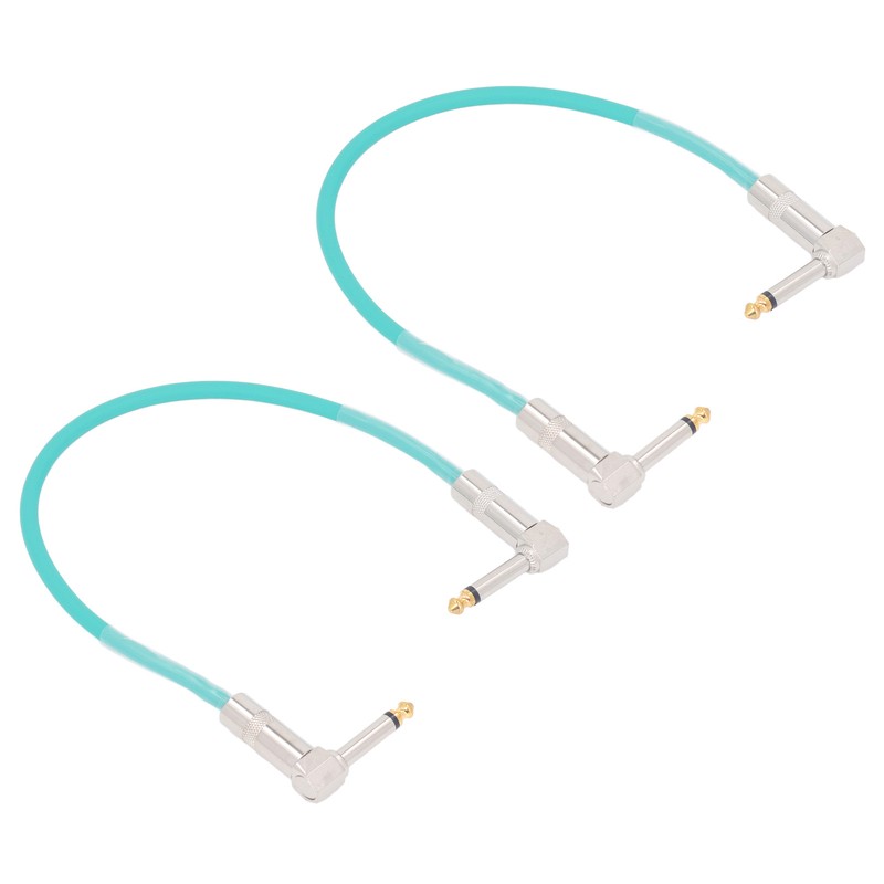 2PCS 12 Inch Guitar Jumper 1/4 Inch Plug Guitar Effect
