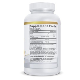 Nordic Naturals ProOmega 2000-D, Lemon Flavor - 90 Soft Gels - 2150 mg Omega-3 + 1000 IU D3 - Ultra High-Potency Fish Oil - EPA & DHA - Brain, Heart, & Immune Health - Non-GMO - 45 Servings