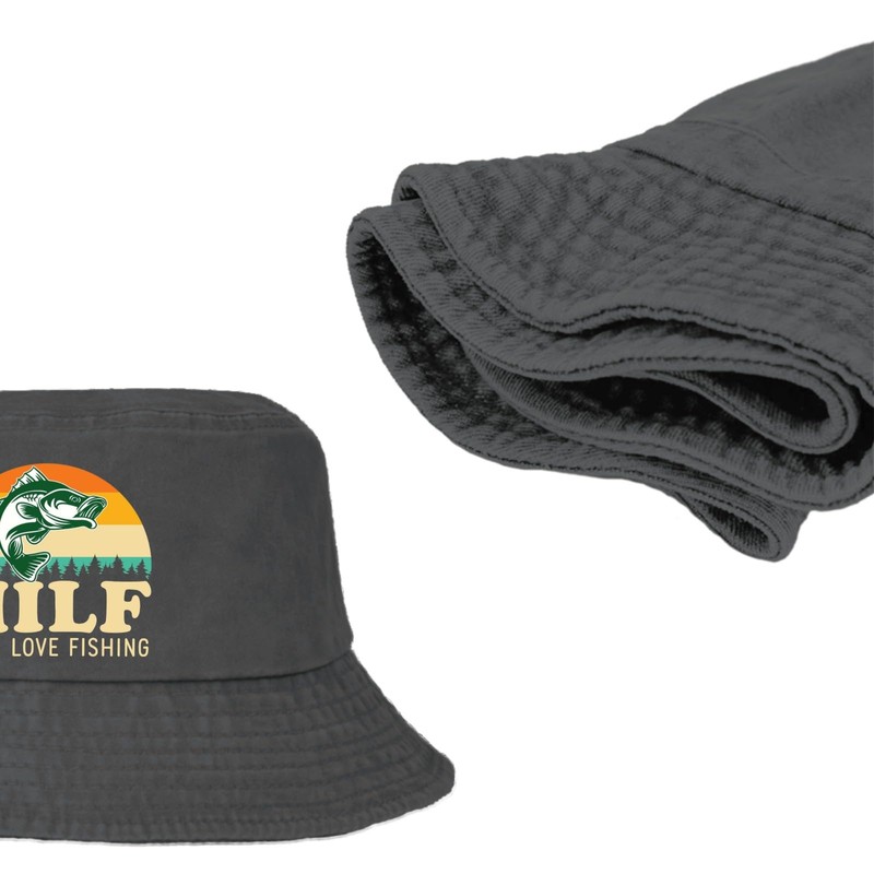 Milf Man I Love Fishing Hat Bucket Hat for Mens
