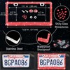 NBTEPEM 27 PCs Red Bling Car Accessories Set for Women,