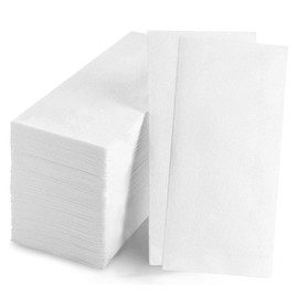 JINYUDOME Airlaid Napkin 30 x 40 cm, Absorbent and Tear-Resistant, Table Decoration for Weddings and Events, White, Pack of 100