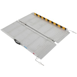 ANPART 1 pc Wheelchair Ramp,Portable Aluminum Wheelchair Ramp, Folding Ramps for wheelchairs and Scooter 3ft，Holds up to 800 LBS